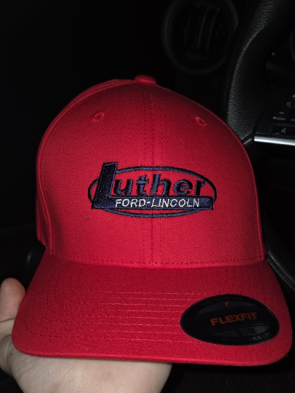 Ford Red Luther Embroidered Flexfit Hat
